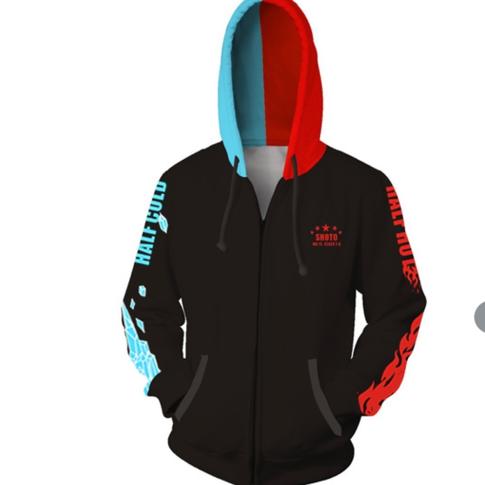 Anime Quirk Zip Up Hoodie